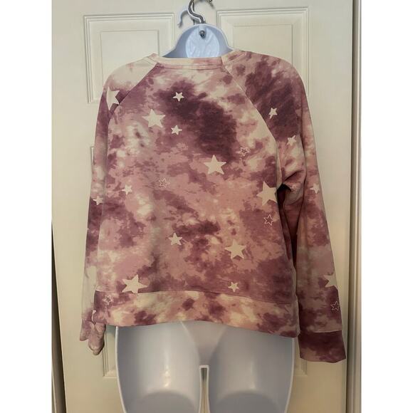 Wildfox purple tie dye star sweatshirt size large - Picture 5 of 11